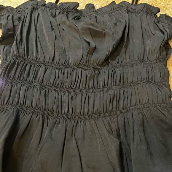 Shoulder Tie Ruched Tank - Picture 3 of 3